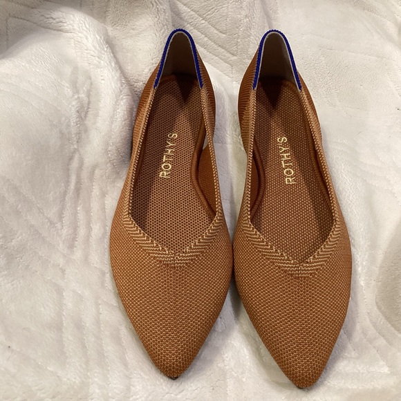 Rothy's | Shoes | Rothys The Point Amber Textile Ballet Flats Comfort ...